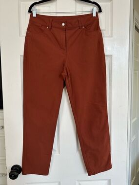 Lululemon Athletica Terra Cotta Ankle Work Trousers